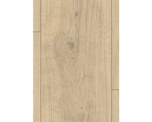 Nahaufnahme von Laminatboden in Holzoptik