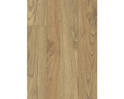 Nahaufnahme von Laminatboden mit Holzoptik