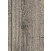 Nahaufnahme von Laminatboden in Holzoptik