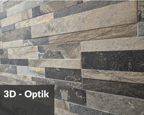 Feinsteinzeug Verblender Oakland Stone multicolor 15x61 cm