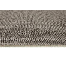 Nahaufnahme eines grauen Teppichs