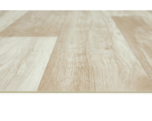 PVC-Boden Larissa Holzdielenoptik weiß Dielen 12,5x100 cm 300 cm breit (Meterware)