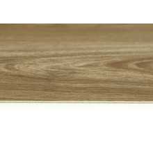 Nahaufnahme einer Bodenfliese mit Holzoptik