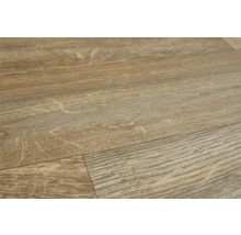 Nahaufnahme von Vinylboden in Holzoptik