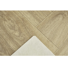 Detailaufnahme von Vinylboden in Holzoptik