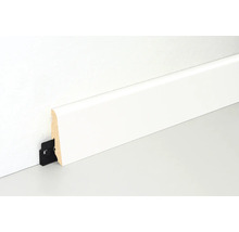 Sockelleiste mit Montageclip zur einfachen Befestigung an der Wand