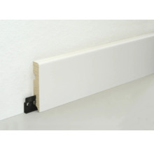 Sockelleiste aus Holz mit Befestigungsclip