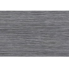 Nahaufnahme einer grauen Holzoberfläche mit horizontaler Maserung