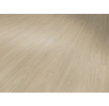 Bodenbelag aus hellem Laminat mit Holzstruktur