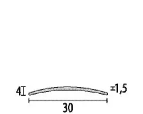 Produktbild 3 (groß) Technische Zeichnung eines Profils mit Maßangaben