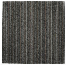 Teppichfliese mit Streifenmuster