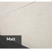 Detailaufnahme einer matten Wandfliese