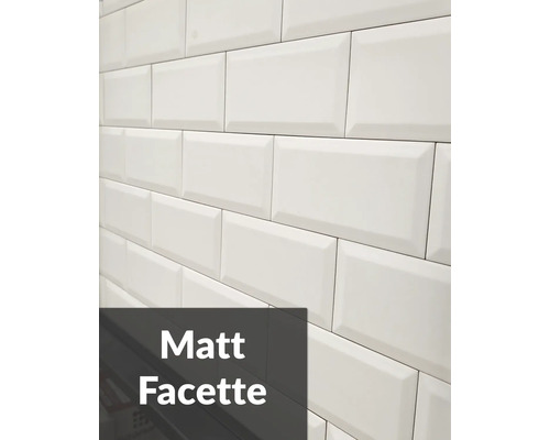 Produktbild 7 (groß) Wandfliesen mit Facettenschliff, matte Oberfläche