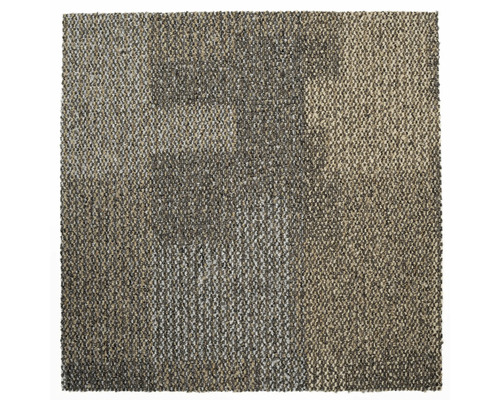 Quadratischer Teppich mit melierter Textur