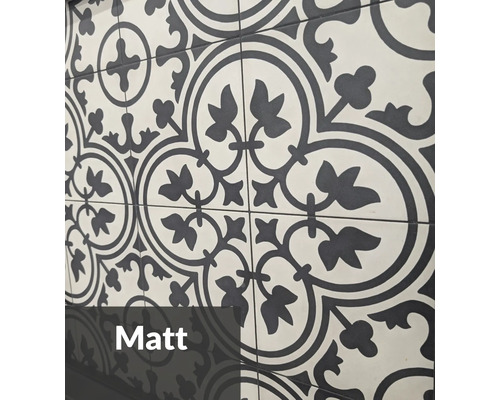 Produktbild 3 (groß) Matte Fliesen mit ornamentalen Mustern für Wand- und Bodengestaltung