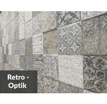 Wandfliesen in Retro-Optik