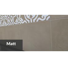 Matte Wandfliesen mit dekorativem Muster