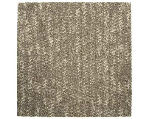 Quadratischer Teppich mit melierter Textur