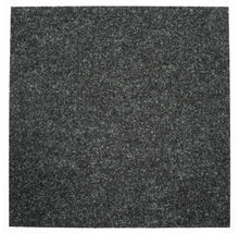 Quadratische, graue Teppichfliese
