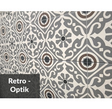 Fliesen mit Retro-Muster
