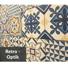 Fliesen mit Retro Muster