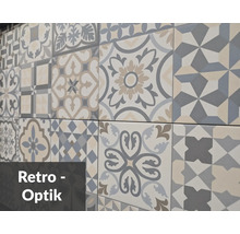 Fliesen mit Retro Muster