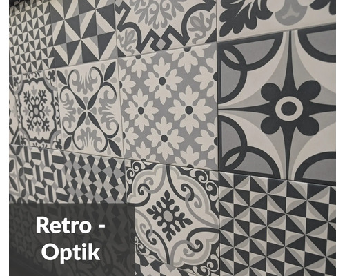 Produktbild 22 (groß) Fliesen in Retro Optik mit verschiedenen Mustern