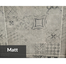 Matte Fliese mit Muster