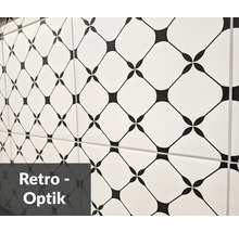 Fliesen mit Retro-Muster für Wandgestaltung