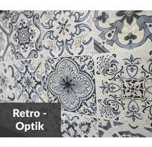 Fliesen mit Retro-Muster für Wand und Boden