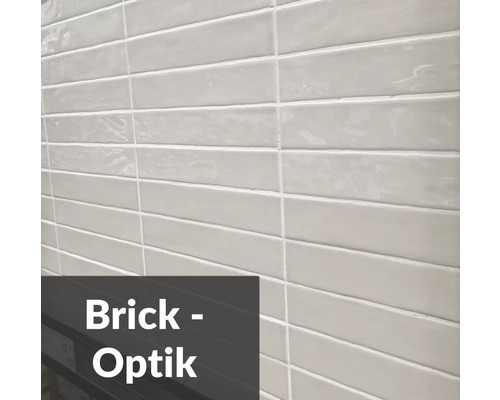 Wandfliesen in Ziegeloptik