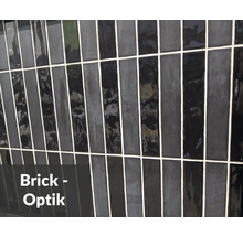 Rechteckige Wandfliesen im Mauerziegeldesign