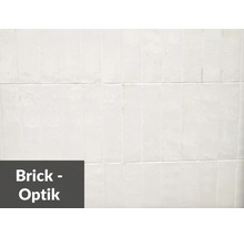 Fliesen in Backsteinoptik an der Wand