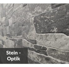 Wandverkleidung in Steinoptik