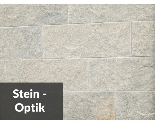 Wandverkleidung in Steinoptik