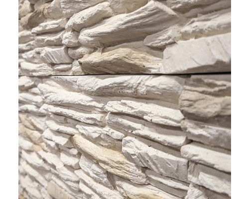 Produktbild 6 (groß) Nahaufnahme einer Wandverkleidung mit Steinoptik.