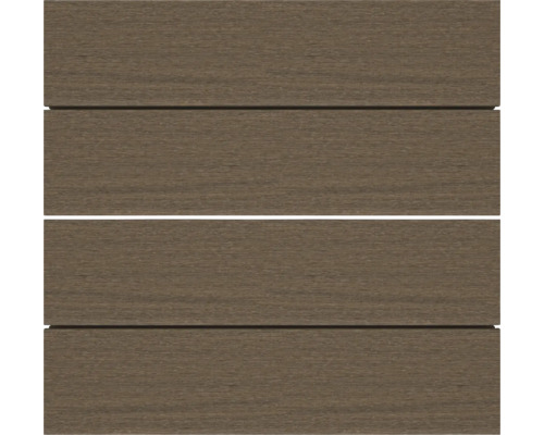 Terrassendielen aus Holzwerkstoff im Detail