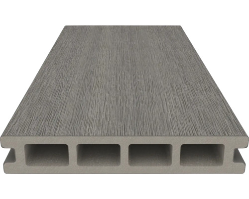 Graue Hohlkammerdiele für den Außenbereich