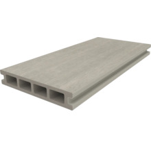 Terrassendiele aus Holzverbundwerkstoff mit Hohlkammerprofil