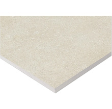 Einzelne helle Bodenfliese