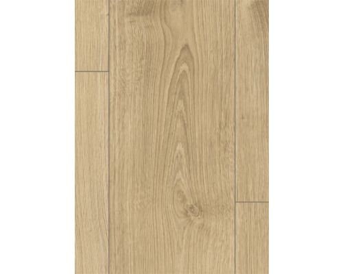 Nahaufnahme von Laminatboden mit Holzoptik