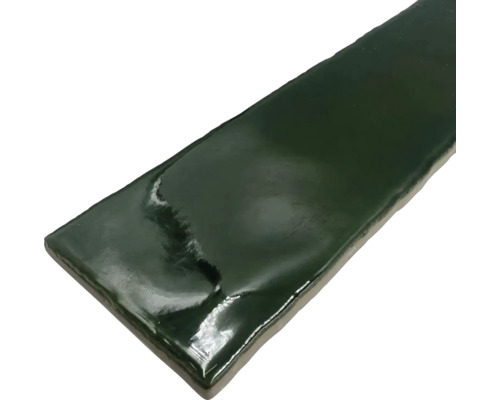 Grüne glänzende Fliese