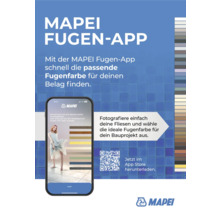 Mapei Fugen App zur Auswahl der passenden Fugenfarbe