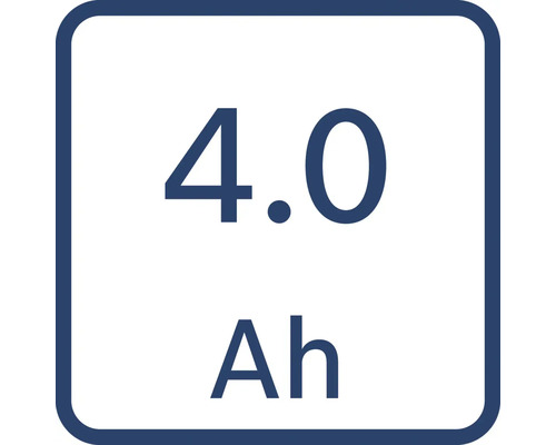 Symbol 4.0 Amperestunden