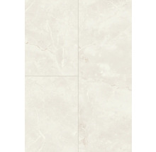 Bodenfliese in Marmoroptik mit dezenter Maserung.