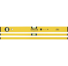 Stabila Wasserwaage Type 70, Länge 60 Zentimeter, mit einer horizontalen und einer vertikalen Libelle.