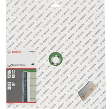 Bosch Logo auf der Verpackung einer Trennscheibe für Keramik und Stein mit 350 Millimeter Durchmesser