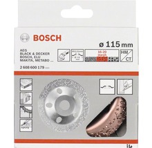 Bosch Schleifteller mit einem Durchmesser von 115 Millimetern in Produktverpackung