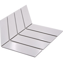 Mosaikfliese aus Keramik im Winkelformat