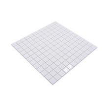 Quadratische weiße Mosaikfliese